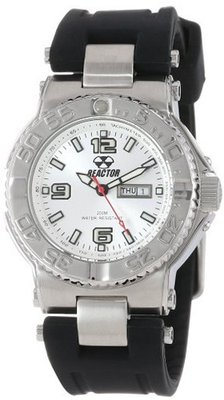 REACTOR Midsize 77802 Critical Mass Silver Dial and Rubber Strap