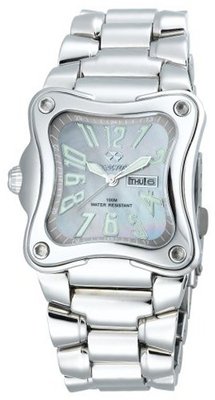 REACTOR Midsize 88017 Flux Latte Pearl Dial Stainless Steel