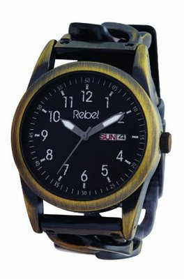Rebel Reb1001 with Half Bracelet Half Leather Strap
