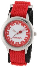 Red Balloon Kids' W000185 Red Velcro Stainless Steel Time Teacher