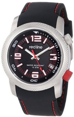 red line RL-50043-01 Octane Black Textured Dial Black Silicone