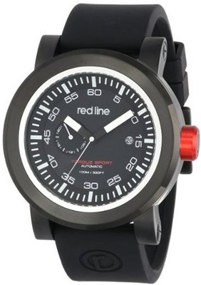 red line RL-50047-BB-01-BKST Torque Sport Black Dial Black Silicone Automatic