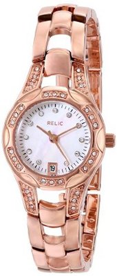 Relic ZR12067 Analog Display Analog Quartz Rose Gold