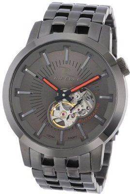 Rip Curl A2688 - GUN Midsize "Detroit" Gunmetal Stainless Steel Automatic