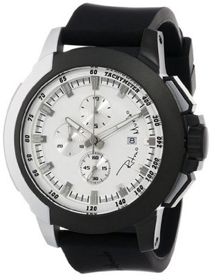 Ritmo Mundo Unisex 1101/8 Black White Quantum Sport Quartz Chronograph Aluminum Accents