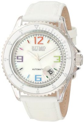 Ritmo Mundo Unisex 312 White Mother-Of-Pearl Sport Automatic Polycarbonate