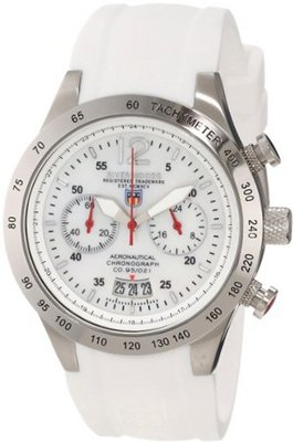 River Woods RWC 1 L PD SCW Mother-of-pearl White Chronograph