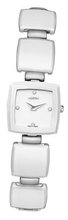 Roamer Ceraline Carr? Quartz with White Dial Analogue Display and White Stainless Steel Bracelet 672953 91 29 60