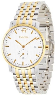 Roamer Odeon Quartz with White Dial Analogue Display and Silver Stainless Steel Bracelet 931853 47 15 90