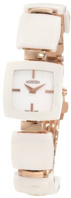 Roamer of Switzerland 672953 99 25 60 Dreamline White Ceramic Rose Gold PVD Steel