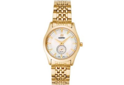 Roamer of Switzerland 938855 48 85 90 Galaxy Mother-Of-Pearl Dial Gold PVD Stainless Steel
