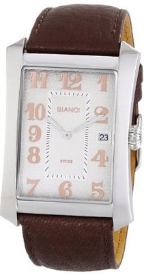 Roberto Bianci P232_WHT_COPR Classic Brown Leather Strap