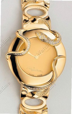 Roberto Cavalli Timewear Slangen Snake Diamond