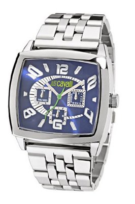 Just Cavalli R7253625035 In Collection Screen, Multifunction, Silver White Dial and Stainless Steel Bracelet