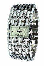 Roberto Cavalli Ladies Oryza Analogue R7253124015 with Silver Dial and Stainless Steel Case
