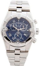 Roberto Cavalli Unisex Diamond Chronograph R7253616035 with Blue Dial and Stainless Steel Case