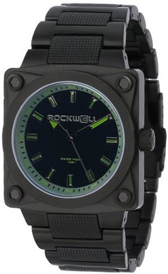 Rockwell Time SF106 747 Black-Plated Stainless Steel with Green