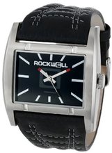 Rockwell Time Unisex AP102 Apostle Stainless Steel Case Black Leather Band