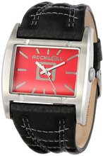 Rockwell Time Unisex AP103 Apostle Black Leather and Red Dial