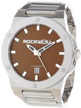 Rockwell Time Unisex CM115 Commander Stainless Steel Band Brown Dial