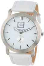 Rockwell Time Unisex CT103 Cartel White Leather Band White Dial