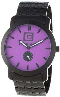Rockwell Time Unisex CT110 Cartel Black Steel Band Purple Dial