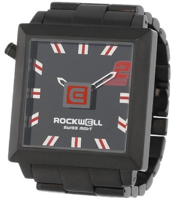 Rockwell Time Unisex FS222 50mm2 McGrath Signature Edition Stainless Steel Black Dial