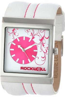 Rockwell Time Unisex MC101 Mercedes White Leather and Pink