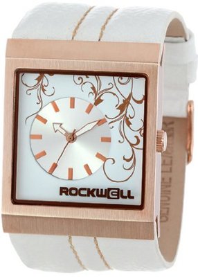Rockwell Time Unisex MC113 Mercedes Gold Leather and White