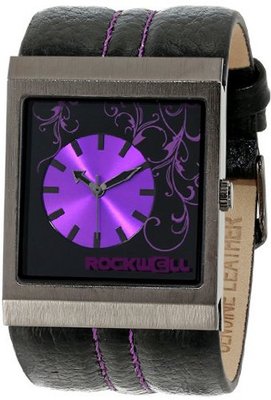 Rockwell Time Unisex MC121 Mercedes Black Leather and Purple