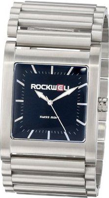 Rockwell Time Unisex RK102 Rook Stainless Steel Silver and Black
