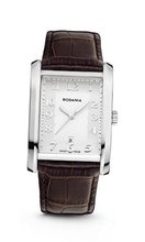 Rodania Swiss Altra Quartz with White Dial Analogue Display and Brown Leather Strap RS2507521