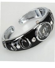 RoKo Beautiful Noblest Oval Dial Bracelet Stainless Steel Wrist Black
