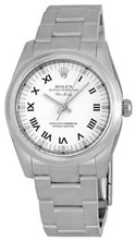 Rolex Airking White Roman Numeral Dial Domed Bezel 114200WRO