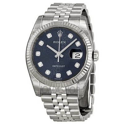 Rolex Datejust Blue Dial Automatic Stainless Steel 116234BLJDJ