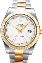 Rolex Datejust II Steel/Yellow Gold , Ivory Index Dial