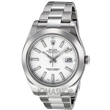 Rolex Datejust II White Dial Stainless Steel Automatic 116300WSO