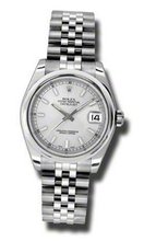 Rolex Datejust Silver Dial Automatic Stainless Steel Ladies 178240SSJ