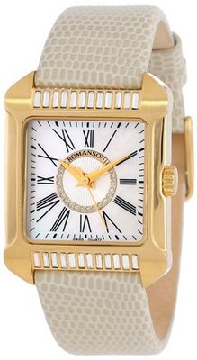 Romanson RL1214TL1GM11G Gold-Tone and Mother-of-Pearl Dial