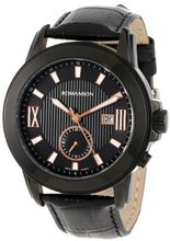 Romanson TL0381MM1BA36R Modern Swiss Quartz Date Function Dual Time Luminous Hands and Markers