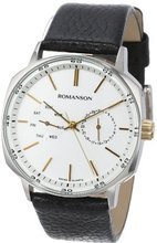 Romanson TL1204BM1CA11G Modern Swiss Quartz Day and Date Function