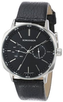 Romanson TL1204BM1WA32W Modern Swiss Quartz Day and Date Function