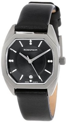 Romanson TL1247LL1WA32W Modern Swiss Quartz Titanium Hypoallergenic Date Function