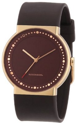 Rosendahl Iv Analog Ip Rose Gold Case With Brown And Rose Gold Dial