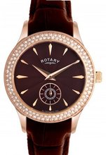 Rotary Rotary Damen Rosegold Gehäuse Armbanduhr