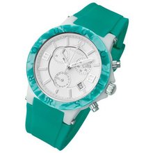 Rougois Pop Series Chronograph Green Colorful Silicone Band