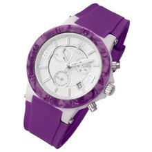 Rougois Pop Series Chronograph Purple Colorful Silicone Band