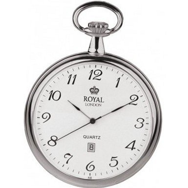 Royal London 90015-01 Quartz Pocket with Chain