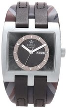 Royal London Quartz with Black Dial Analogue Display and Black Leather Strap 40124-06