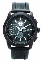 Royal London Quartz with Black Dial Analogue Display and Black Leather Strap 40132-02